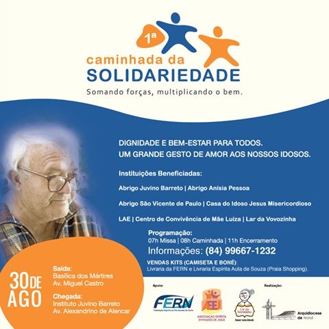 Caminhada quer chamar atenção para situação dos abrigos de idosos do RN